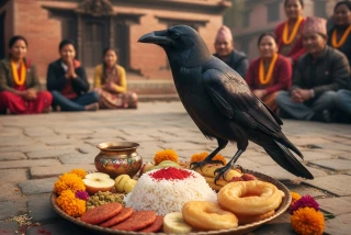 आज काग तिहार मनाइदै