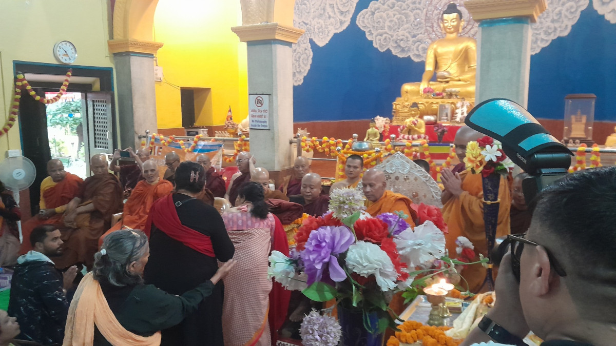 राजकीय बुद्ध विहारमा ‘कथिन चिवर दान’ उत्सव