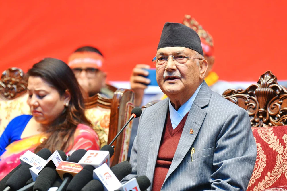 नेपाली कम्युनिष्ट पार्टी 'जेष्ठ नागरिक आश्रम' :  एमाले अध्यक्ष ओली