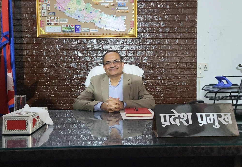 मधेसका प्रदेश प्रमुख कर्णद्वारा पदभार ग्रहण