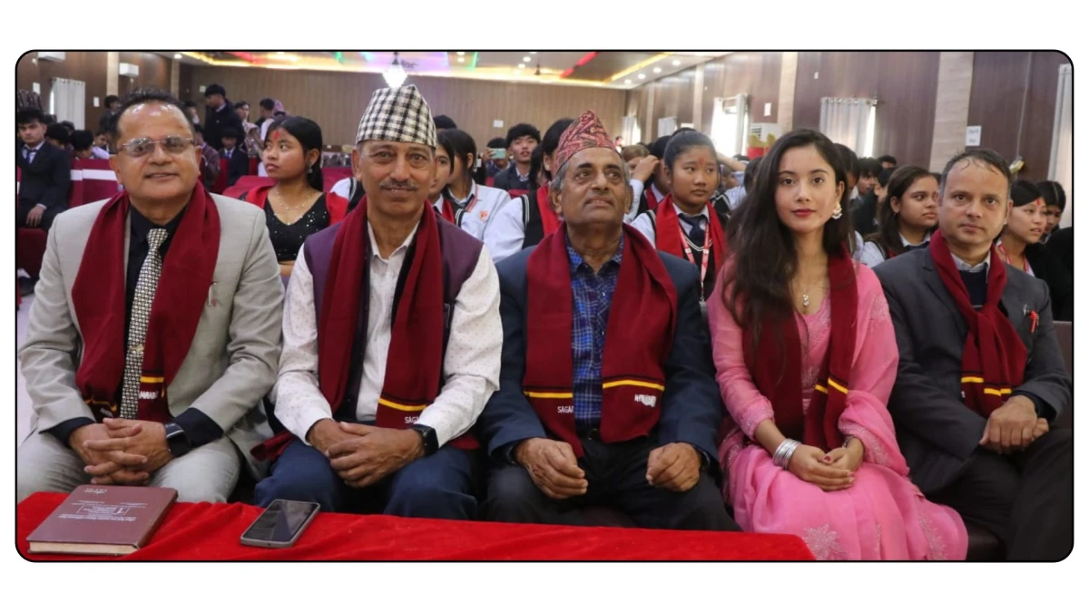 सगरमाथामा कक्षा ११ का विद्यार्थीलाई स्वागत