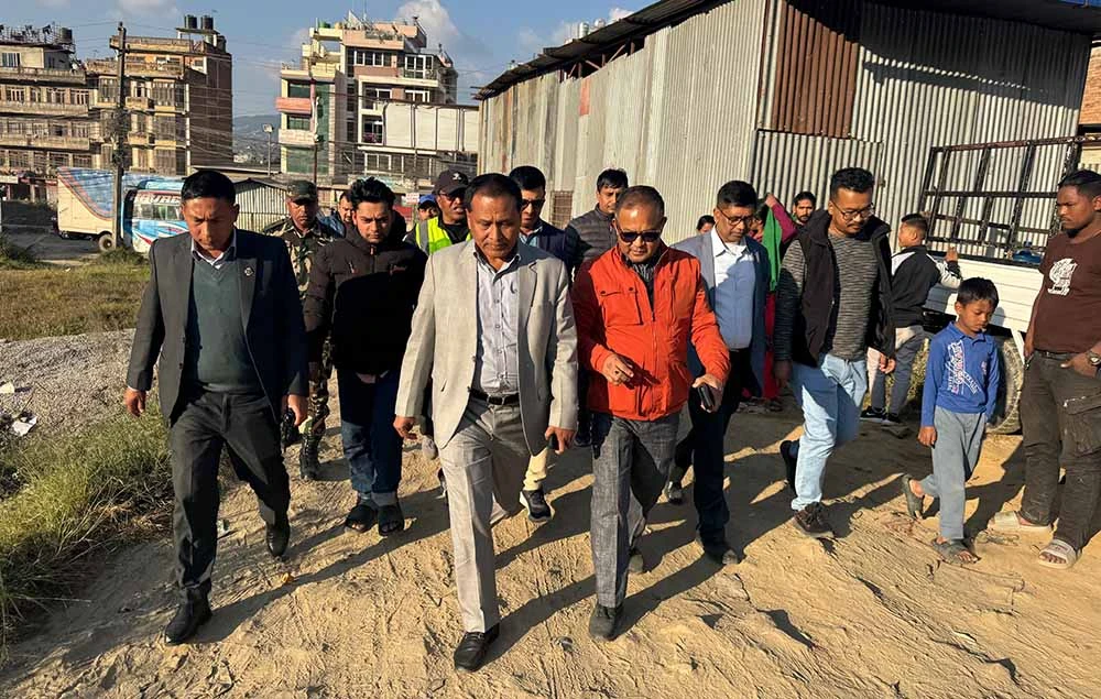 सूर्यविनायक-धुलिखेल सडक निर्माण प्रगति ५० प्रतिशत