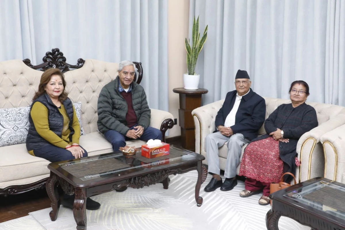 देउवा र ओलीबीच भेटवार्ता