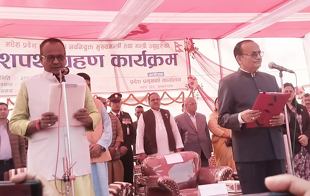 मधेशमा अ-राजनीति भयो, संघीयताप्रति थप वितृष्णा बढाउन सघाउने घटना निन्दनीय : महामन्त्री शर्मा