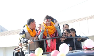 विश्व बक्सिङ च्याम्पियनसिपमा ऐतिहासिक काश्य पदक विजेता थापाको भव्य स्वागत