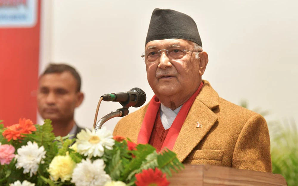 संसद पुनःस्थापना प्राथमिकता हो, शान्तिपूर्ण वातावरणमा हुने चुनावको सामना गर्न एमाले तयार छ : ओली