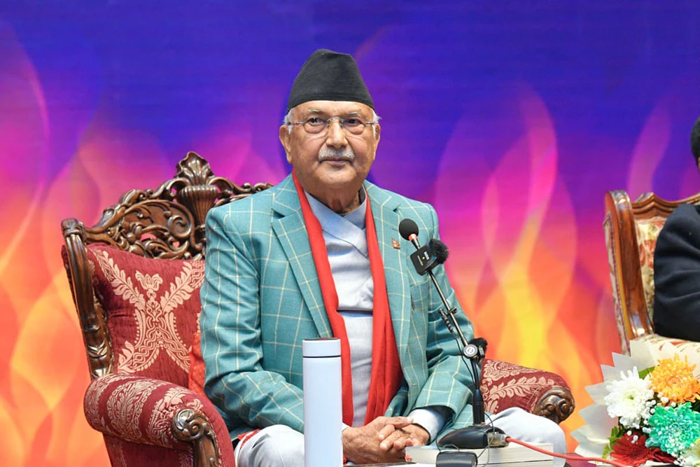 कुखुरा, बाख्रा र स्यालले मोर्चा गरेर बाघको शिकार हुदैन : एमाले अध्यक्ष ओली