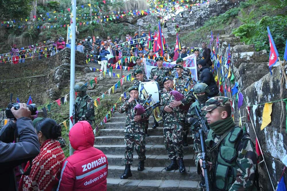 गोरखाको चुमनुब्रीमा ठुलो पहिरो, सतर्कता अपनाउन आग्रह