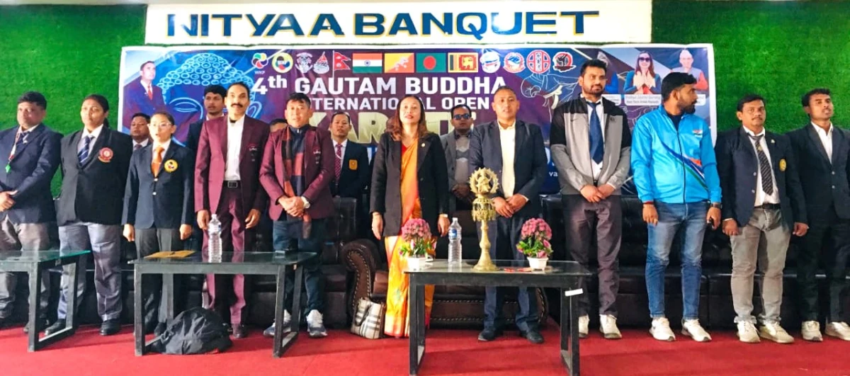 देवदहमा चौथो गौतम बुद्ध अन्तर्राष्ट्रिय खुल्ला कराँते प्रतियोगिता सुरु