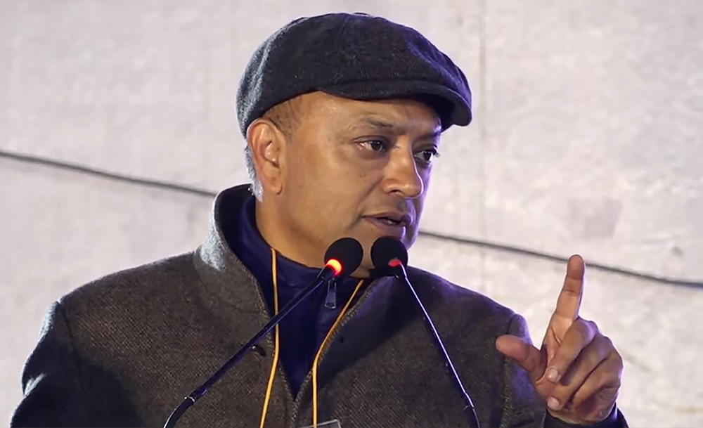 सभापति बनेपछि पहिलो पटक पार्टी कार्यालय जादै गगन थापा