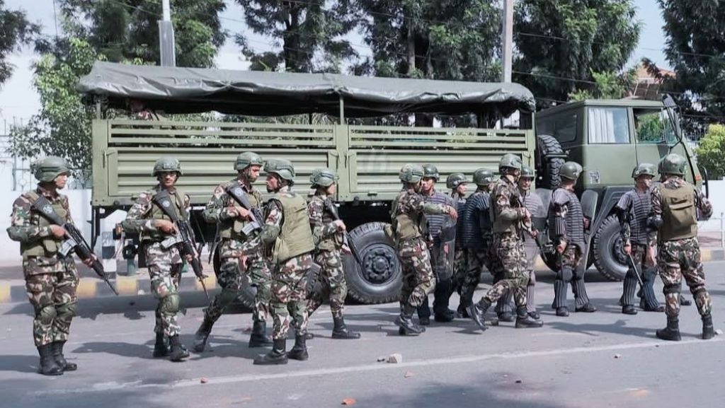 निर्वाचन एकीकृत सुरक्षा योजना अन्तर्गत आजदेखि सेना परिचालन हुदै