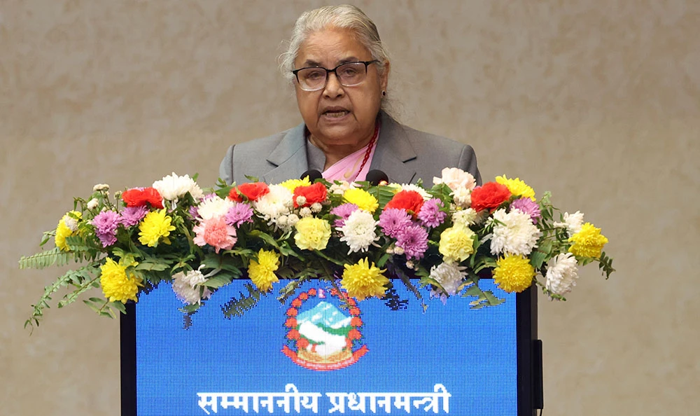 प्रधानमन्त्री कार्कीसँग चिनियाँ राजदूत माओमिङको शिष्टाचार भेट