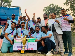 दोस्रो एमआई सुपर सेभेन क्रिकेट प्रतियोगिताको उपाधि भैरहवा मोबाईल एसोसियसनलाई