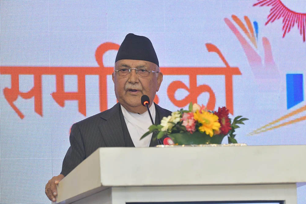 ओलीले मतदातालाई सोधे ६ प्रश्न