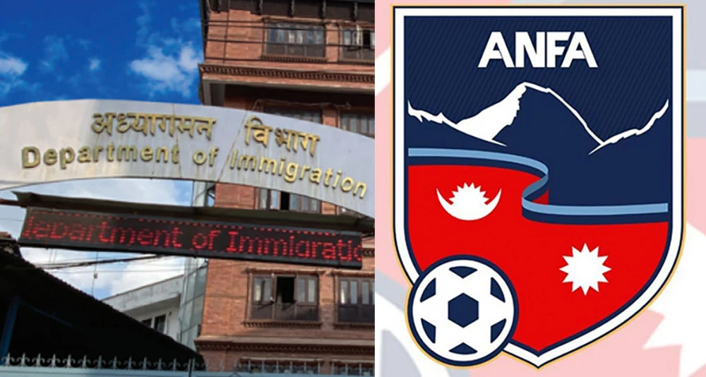पर्यटक भिसामा रहेका खेलाडीलाई लिगमा नखेलाउन एन्फालाई अध्यागमन विभागको निर्देशन