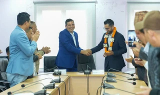 नयाँ खेलकुदमन्त्री पोखरेललाई राखेपले गर्यो स्वागत