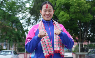 एरिकाले चीनमा हुने डब्लुकेएफ कराँते वान प्रिमियर लिगमा प्रतिष्पर्धा गर्दै