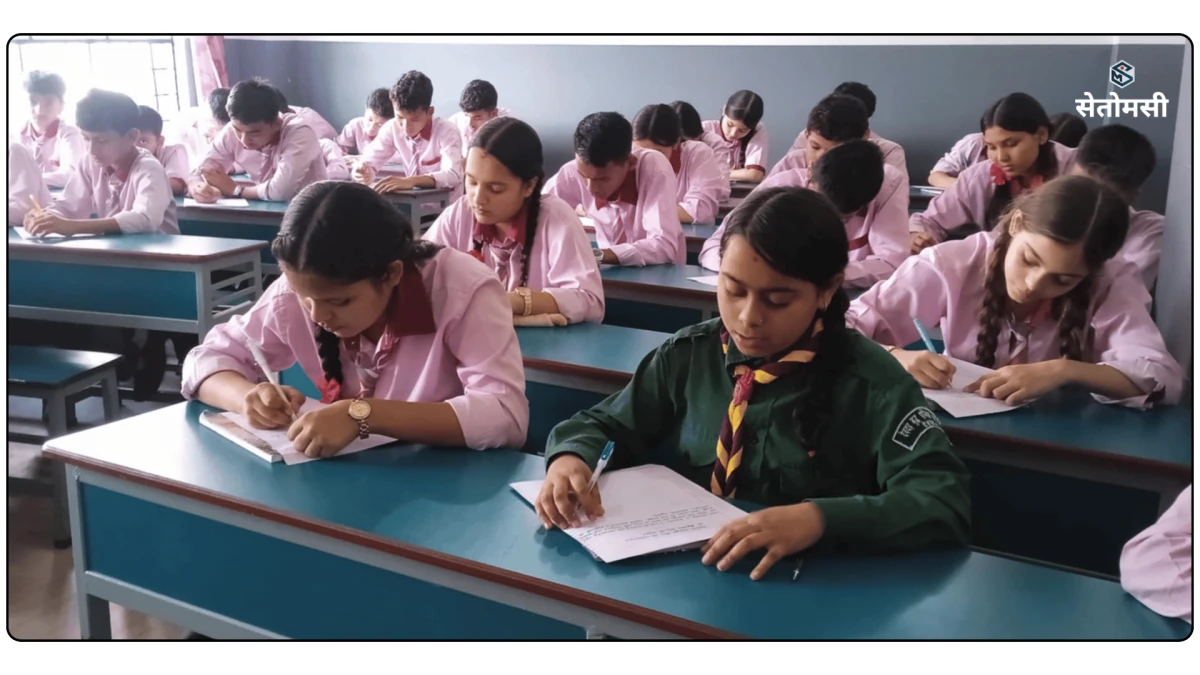 देवदह बुद्ध पब्लिक स्कुलमा राखी बनाउने प्रतियोगिता