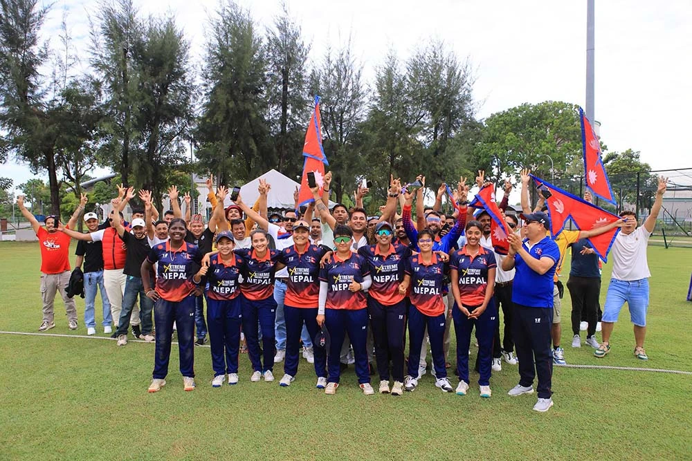 नेपाल एशियन गेम्सको क्रिकेटतर्फको महिला क्वालिफायर्सको सेमिफाइनलमा