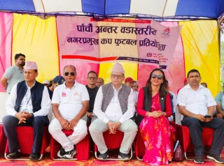 देवदहमा पाँचौँ मेयर कप अन्तरवडा फुटबल प्रतियोगिता सुरु