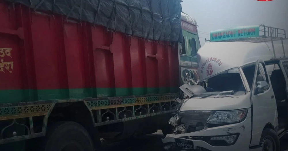 कपिलवस्तुमा ट्रकको ठक्करबाट तीन जनाको मृत्यु