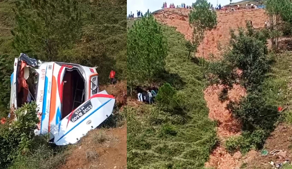 सप्तरीमा बस दुर्घटना, एकजनाको मृत्यु, ११ जना घाइते
