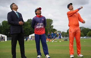 आईसीसी क्रिकेट विश्वकप लिग- २  : नेपालले नेदरल्याण्डसलाई दियो १५८ रनको लक्ष्य
