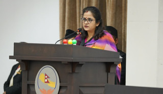 आपूर्ति मन्त्री गौरी कुमारीले खानी तथा खनिज पदार्थ विधेयक माथि विचार गरियोस भन्ने प्रस्ताव प्रस्तुत गर्ने