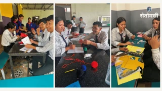 देवदह बुद्ध पब्लिक स्कुलमा राखी बनाउने प्रतियोगिता