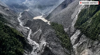 चीनले भन्यो - 'अस्थायी ताल फुटेको छैन, भरिएर बग्न थालेको हो'