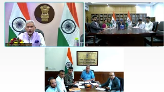 नेपालमा जारी उद्धार तथा राहत कार्यबारे भारतीय विदेशमन्त्रीले गरे छलफल
