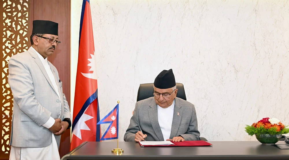 संविधानको पूर्ण कार्यान्वयन गर्न राष्ट्रिय संकल्प आवश्यक छ- राष्ट्रपति पौडेल