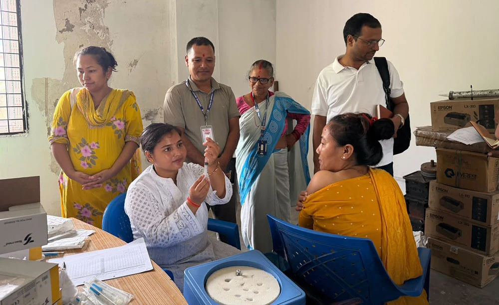 कैलालीमा जापानिज इन्सेफलाइटिसविरुद्ध विशेष खोप अभियान