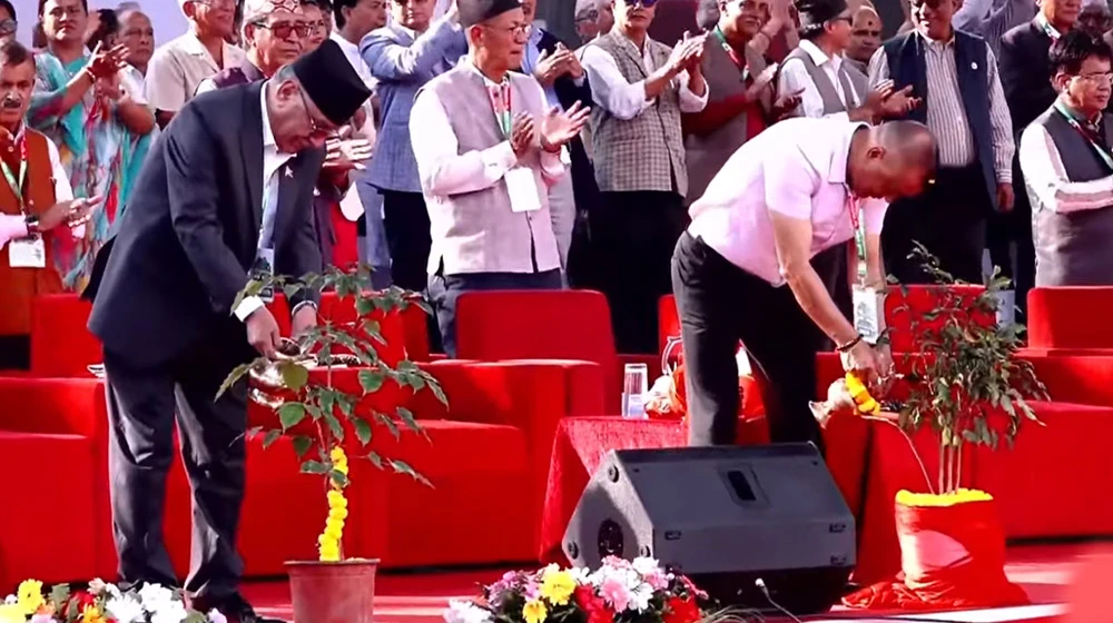 गगन थापाले उद्घाटन गरे काँग्रेसको महाधिवेशन
