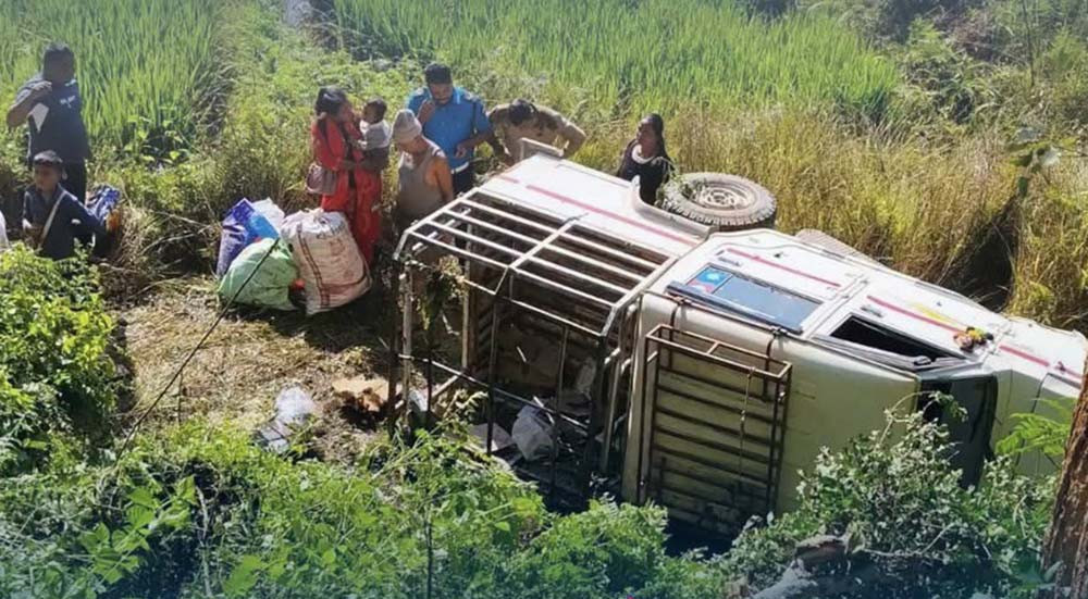 उदयपुरमा जिप दुर्घटना, १५ जना घाइते